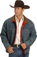 Wrangler® RED Blanket Lined REGULAR Denim Jacket