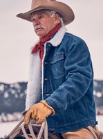 Wrangler Cowboy Cut Sherpa Lined Denim Jacket