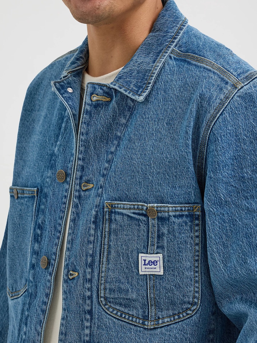 Lee LOOSE FIT DENIM WORKWEAR CHORE COAT