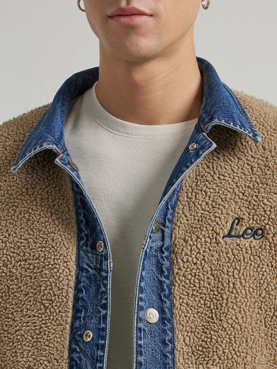 Lee REVERSIBLE SHERPA LINED RIDER JACKET